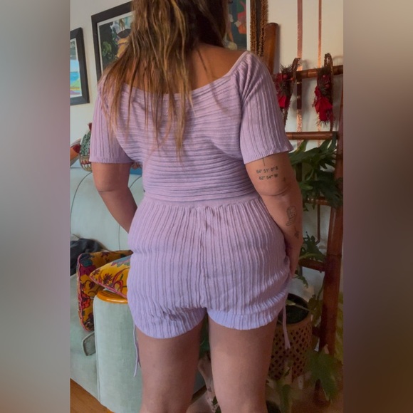 ASOS knit lavender two piece set - Picture 2 of 4